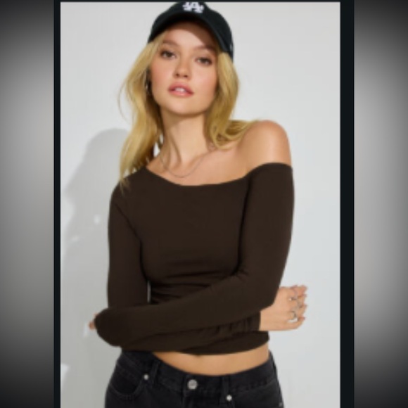 Garage Asymmetric Long Sleeve Top - Picture 1 of 1